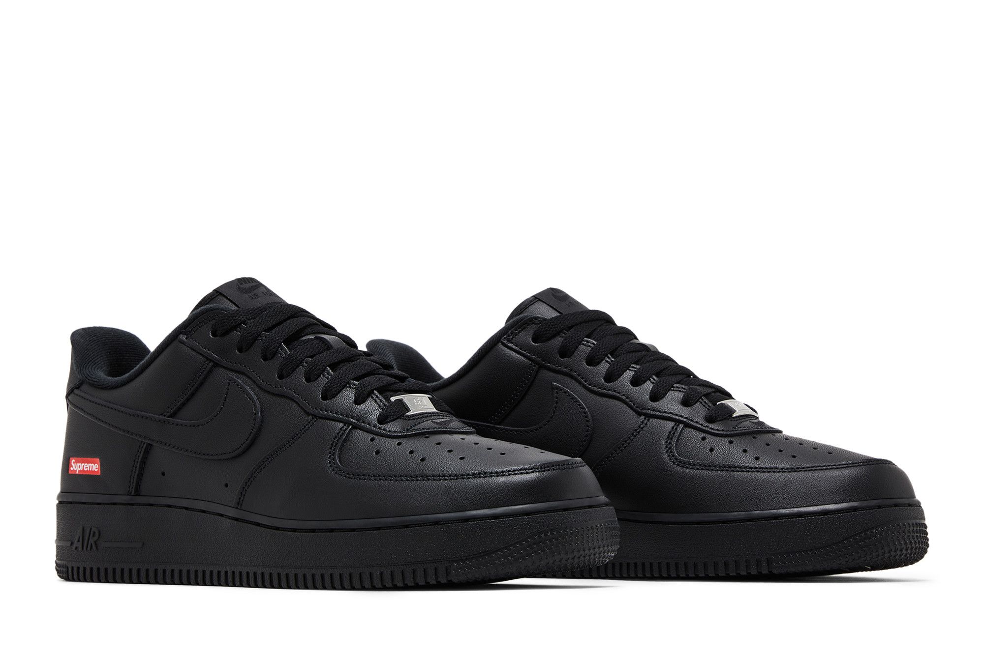 Buy Supreme x Nike Air Force 1 Low 'Box Logo - Black' - CU9225 001