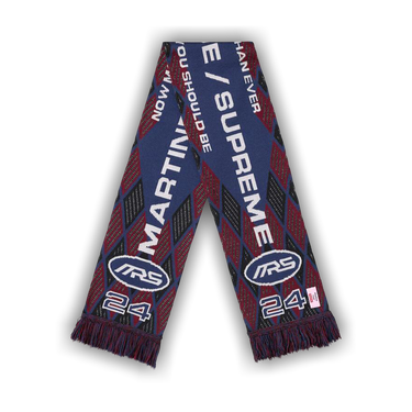 Buy Supreme x Martine Rose Scarf 'Blue' - FW24A12 BLUE | GOAT IT