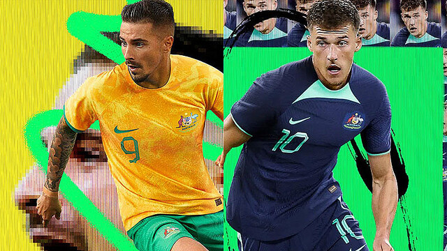 オーストラリア代表、“国の大自然”を描く2022カタールW杯ユニフォーム