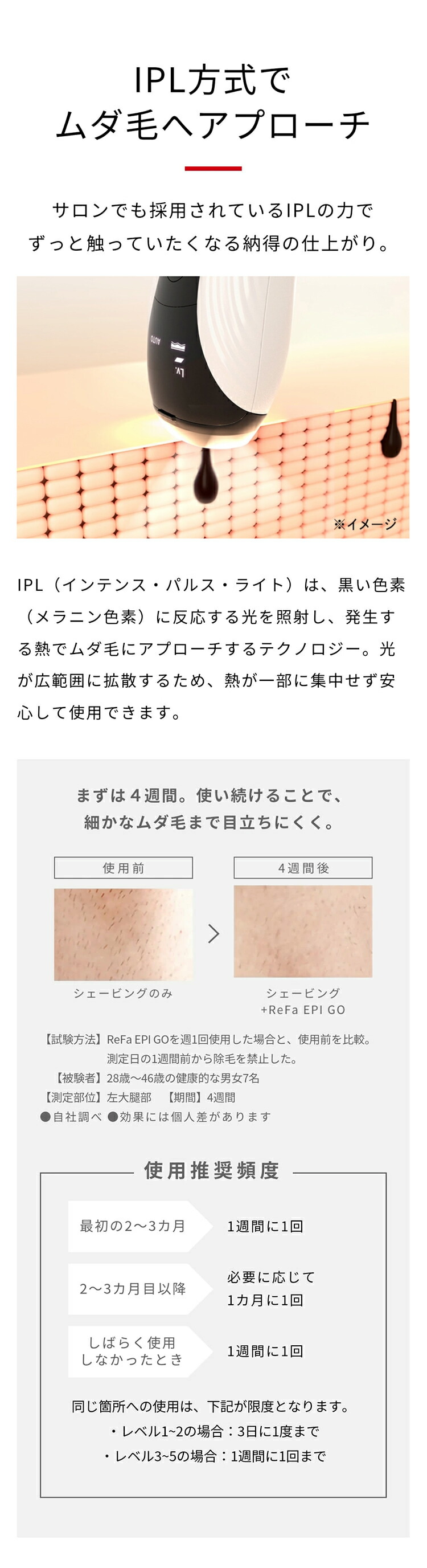 楽天市場】光美容器 ムダ毛 リファ エピ ゴー ReFa EPI GO 全身ケア