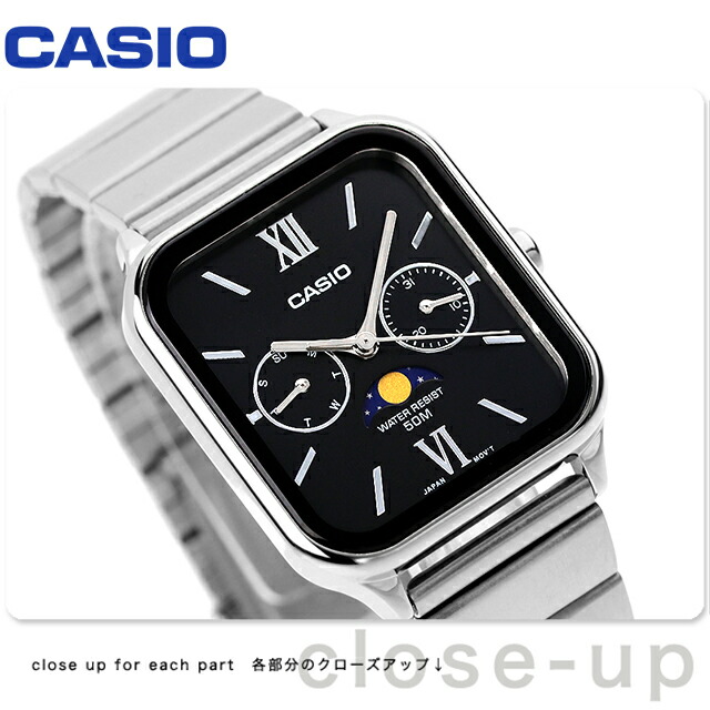 カシオ CASIO MTP-M305D-1A2V スタンダード チプカシ ムーンフェイズ