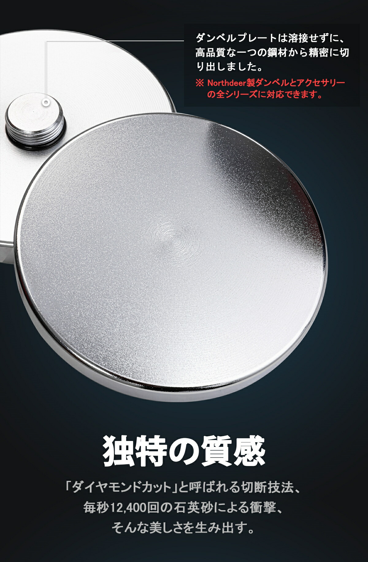楽天市場】【P5倍】365日間保証 NORTHDEER サンドブラスト版 10kg×2個