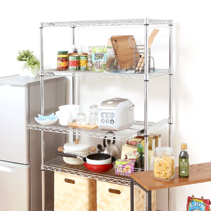 楽天市場】スチールラック パーツ ルミナス 棚 ラック 収納棚 メタル