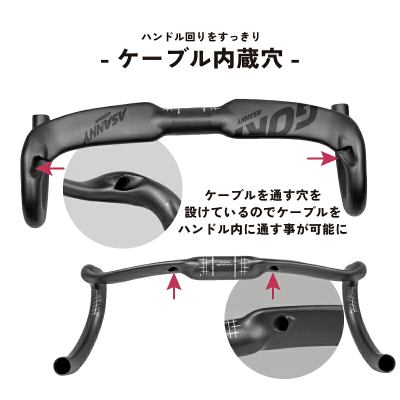 楽天市場】【送料無料】GORIX ゴリックス エアロハンドル カーボン