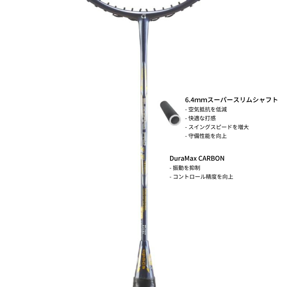 楽天市場】アパックス バドミントンラケット ブリザードプロZZ