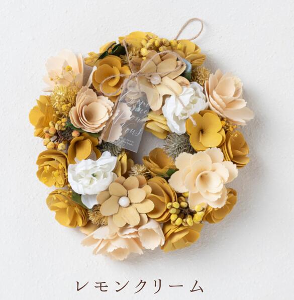 商品名【睦花】華やか！❤ ダリアとマムのお正月リース 冬リース 玄関