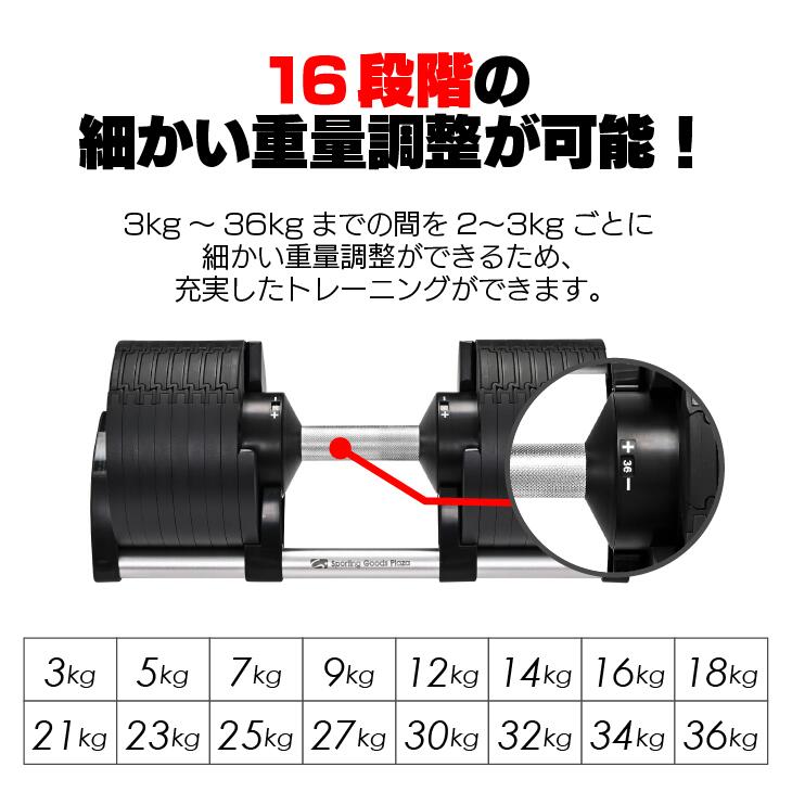 楽天市場】【限定カラー/正規品】フレックスベル 36kg 2kg刻み レッド