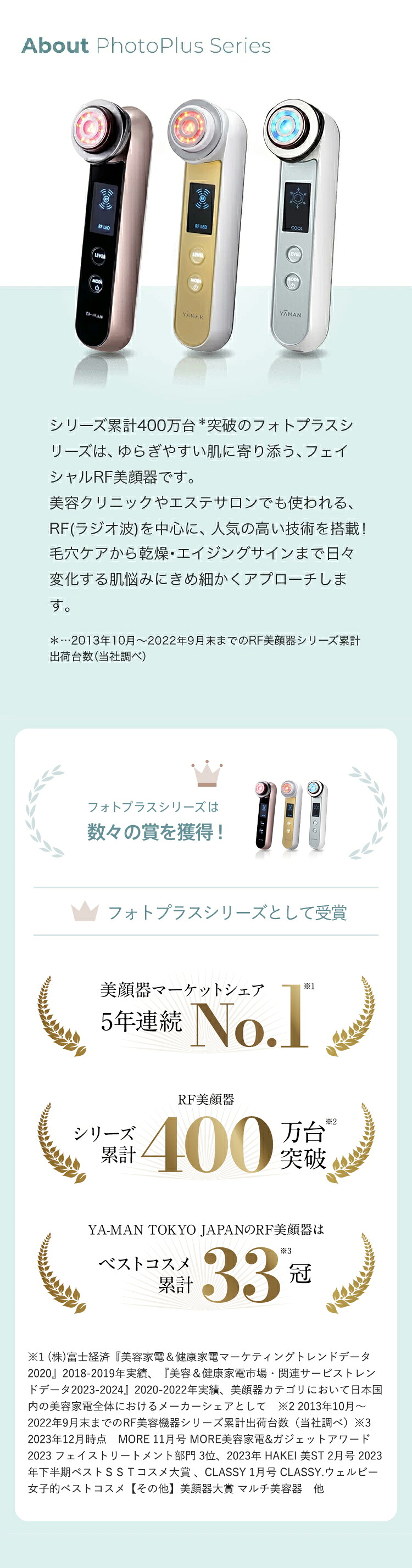 楽天市場】美顔器 多機能 オールインワン 【ヤーマン公式】《フォト