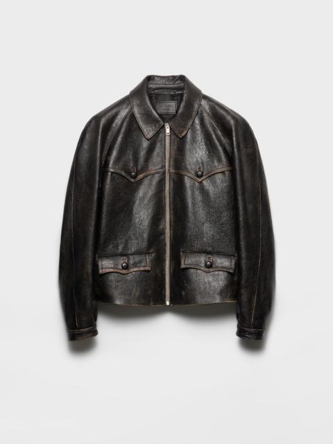 Prada Moleskin blouson jacket | REVERSIBLE