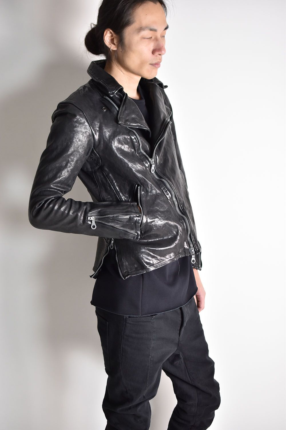 ISAMU KATAYAMA BACKLASH - Itary Shoulder “Garment-Dyed” Double