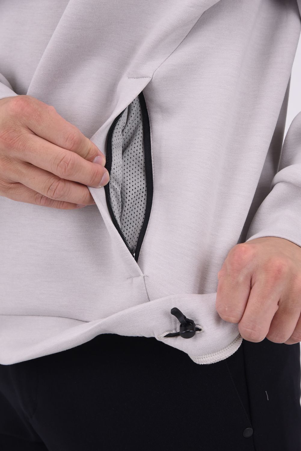 TFW49 - CARDBOARD MATERIAL HOODIE / ダンボールニット プルオーバー