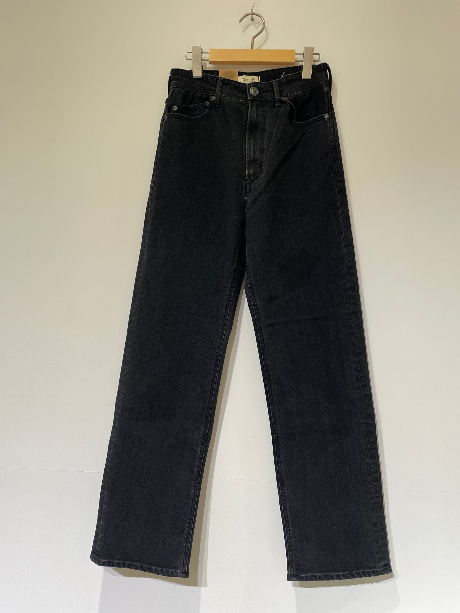 YANUK - LEA / ボーイズストレート / ストレートデニム / ブラック