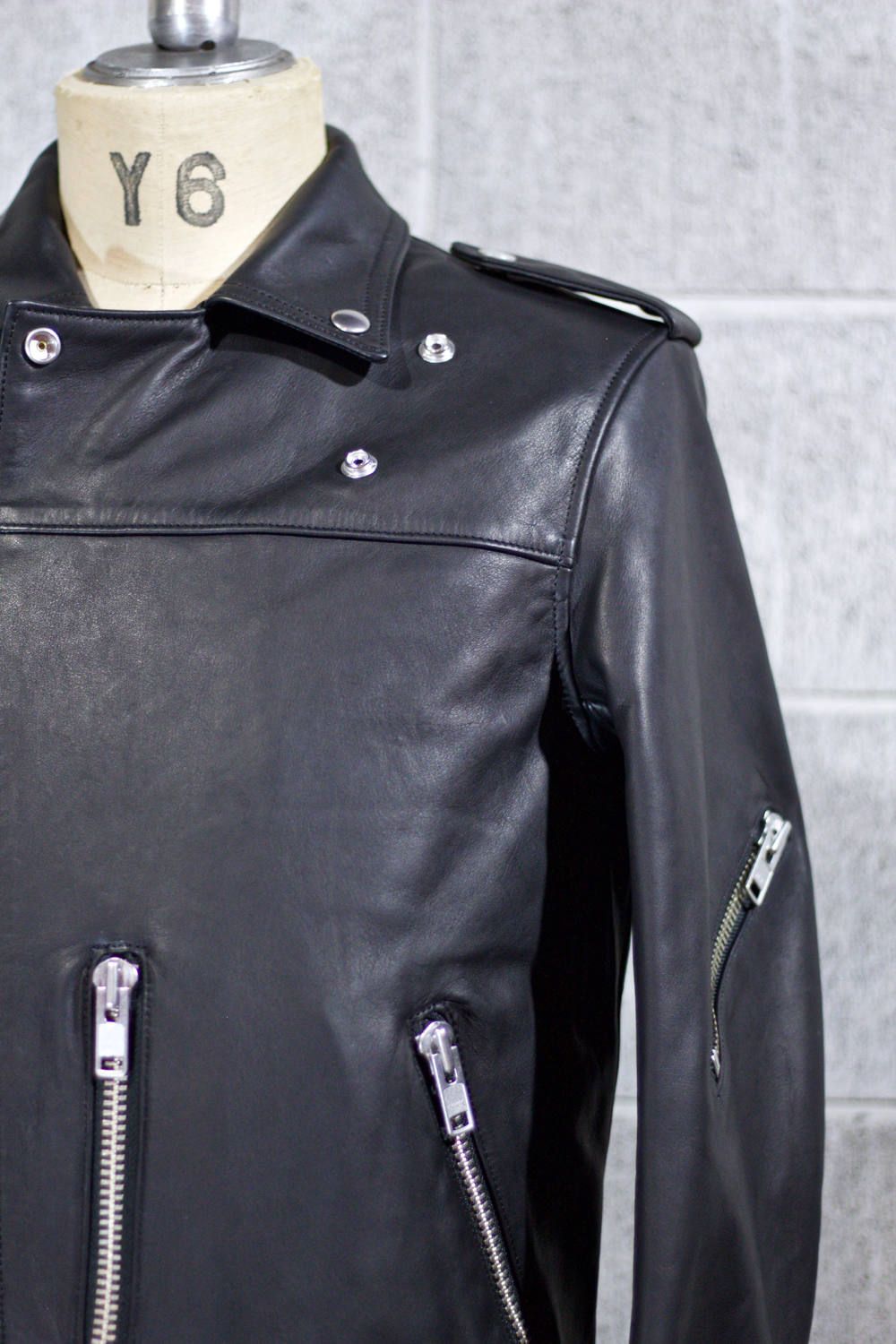 blackmeans - 945-77GJ07-5 / ダブル ライダース (カウレザー