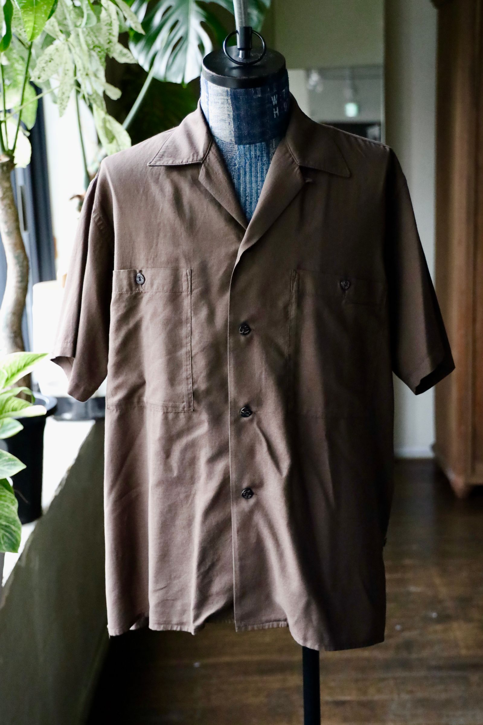 YOKE - ヨーク25SUMMER シャツ GARMENTDYED COTTON SILK TWILL OPEN