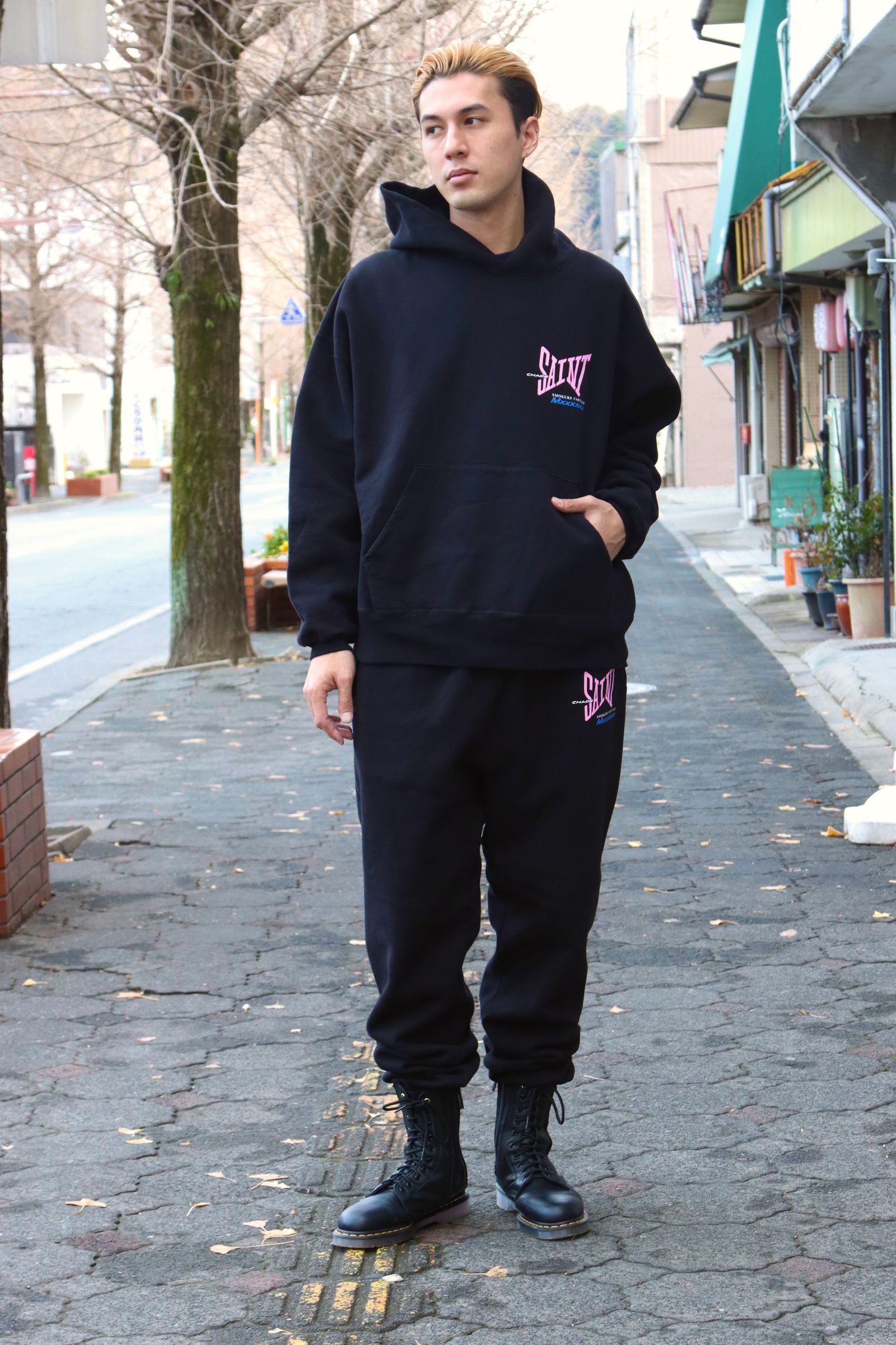 SAINT M×××××× - セントマイケル25SS HOODIE RIBON SAINT(SM-HR8-0000