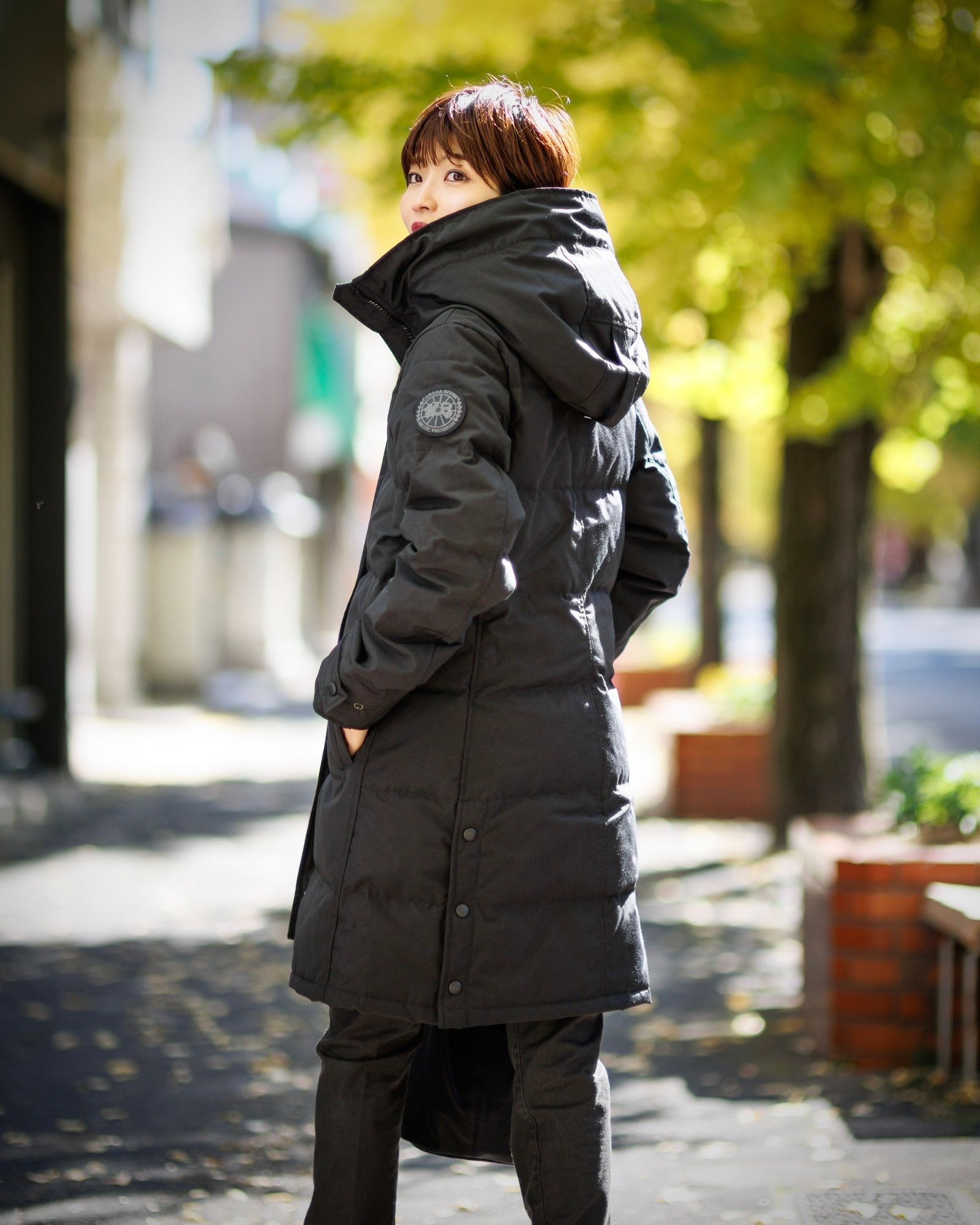 CANADA GOOSE レディース新作Shelburne Parka Black Label style