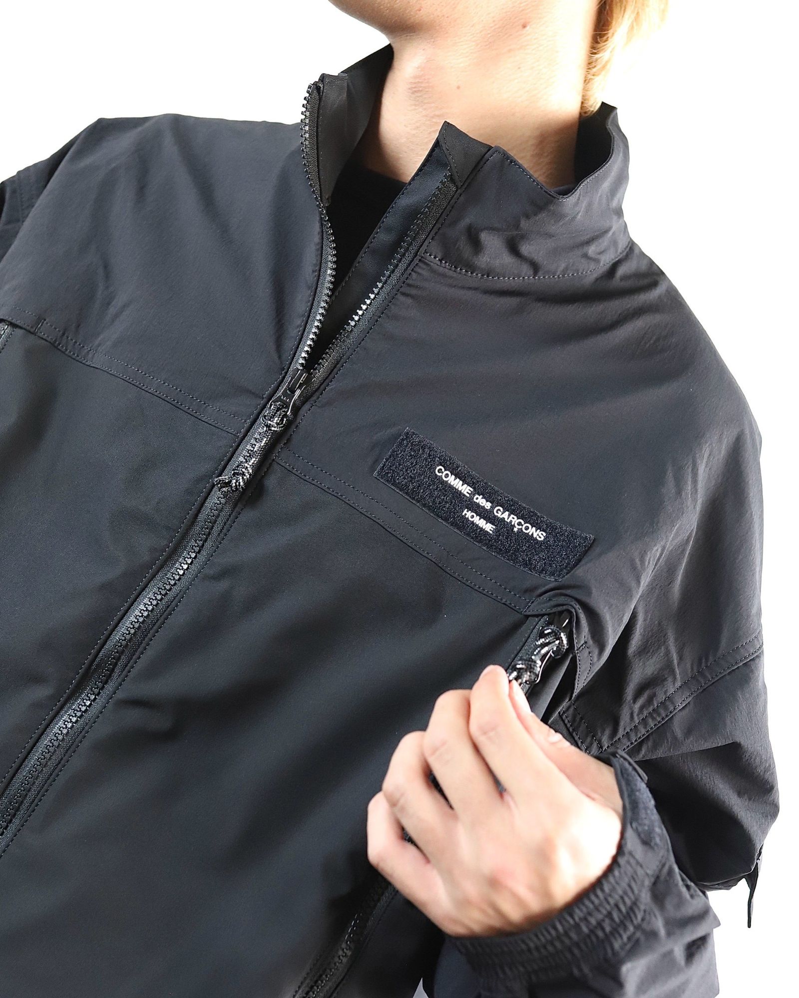コムデギャルソンオム 24SS ジップアップナイロンジャケット style