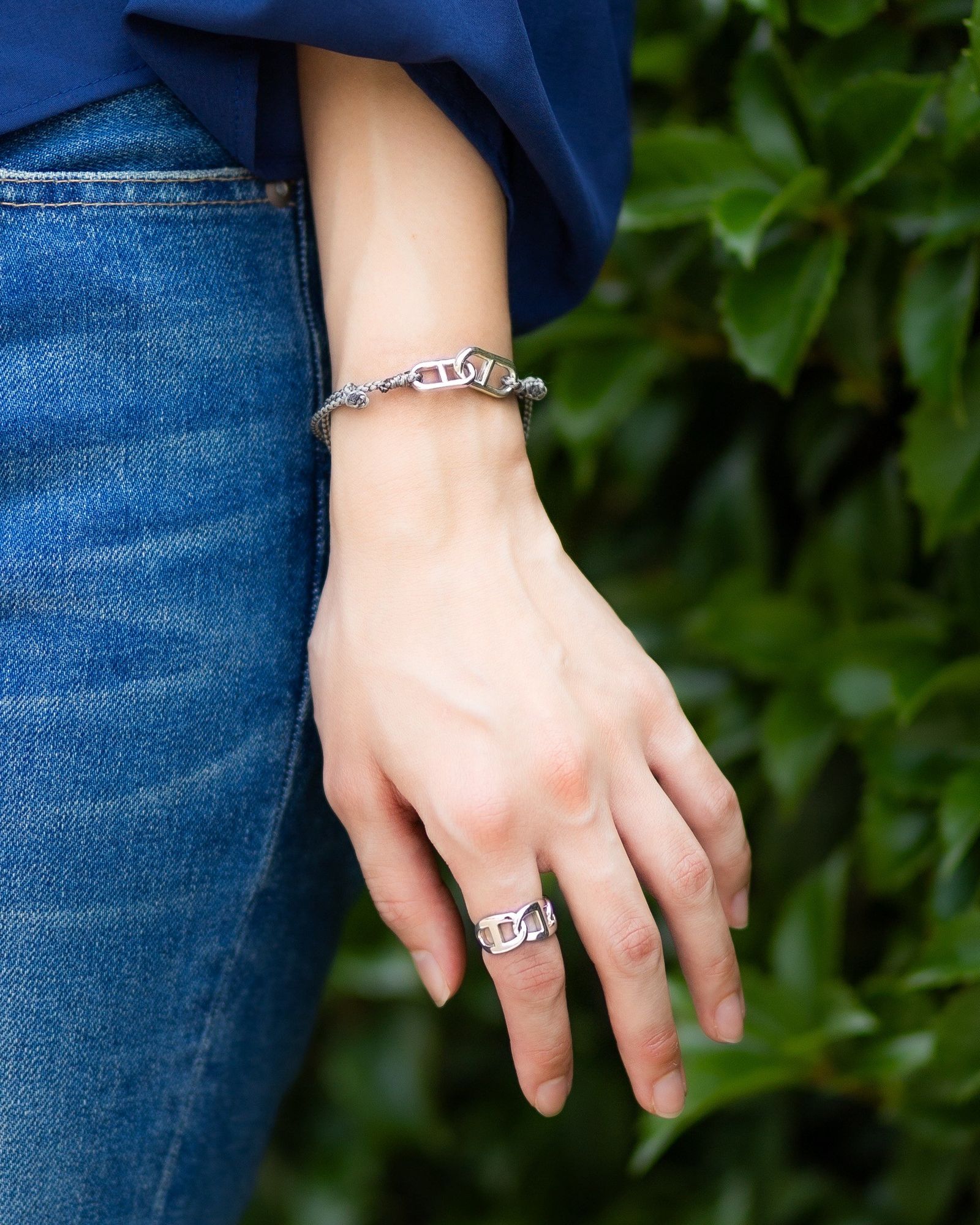 XOLO - XOLO JEWELRY ショロジュエリー / Anchor Link Silk Code