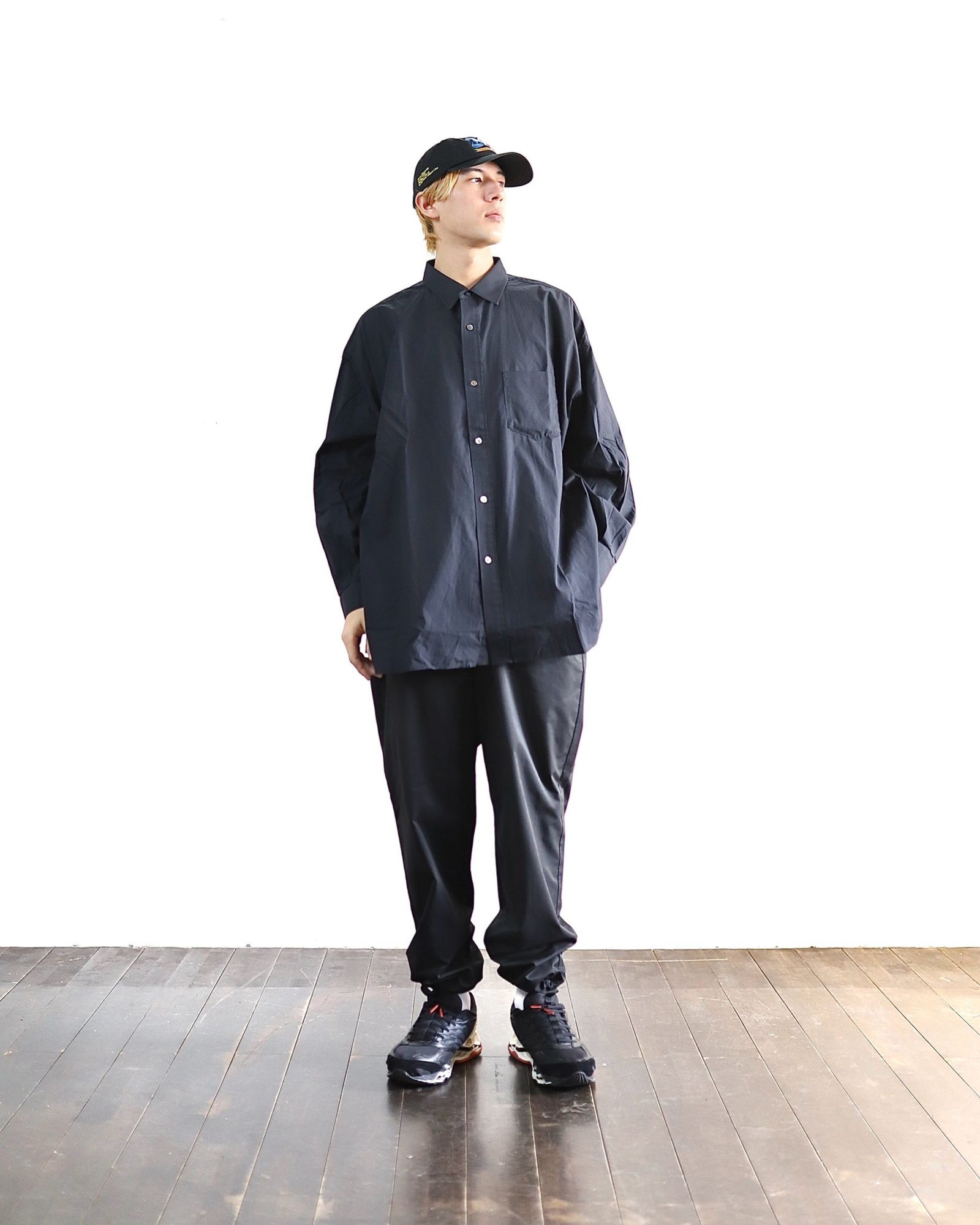 FreshService 24SS CORPORATE UNIFORM L/S SHIRT(BLACK) style 2024.3