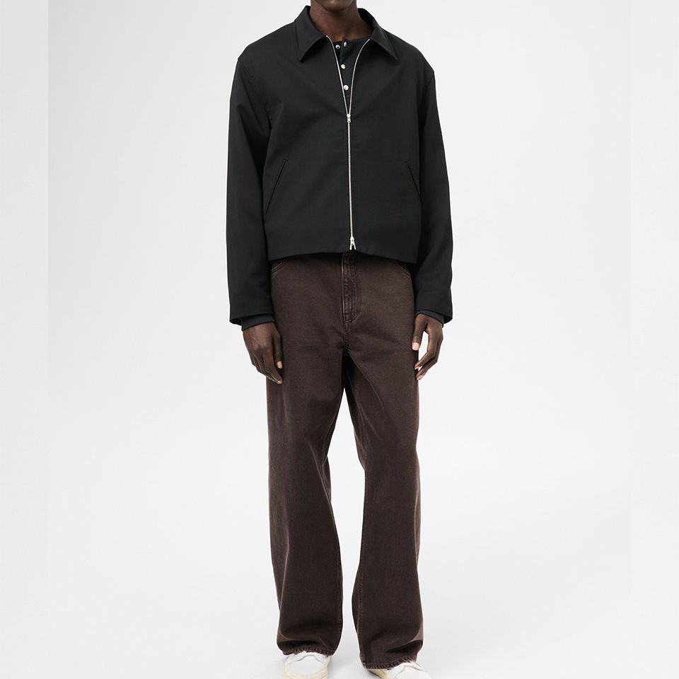 OUR LEGACY - MINI JACKET Black Worsted Wool | River