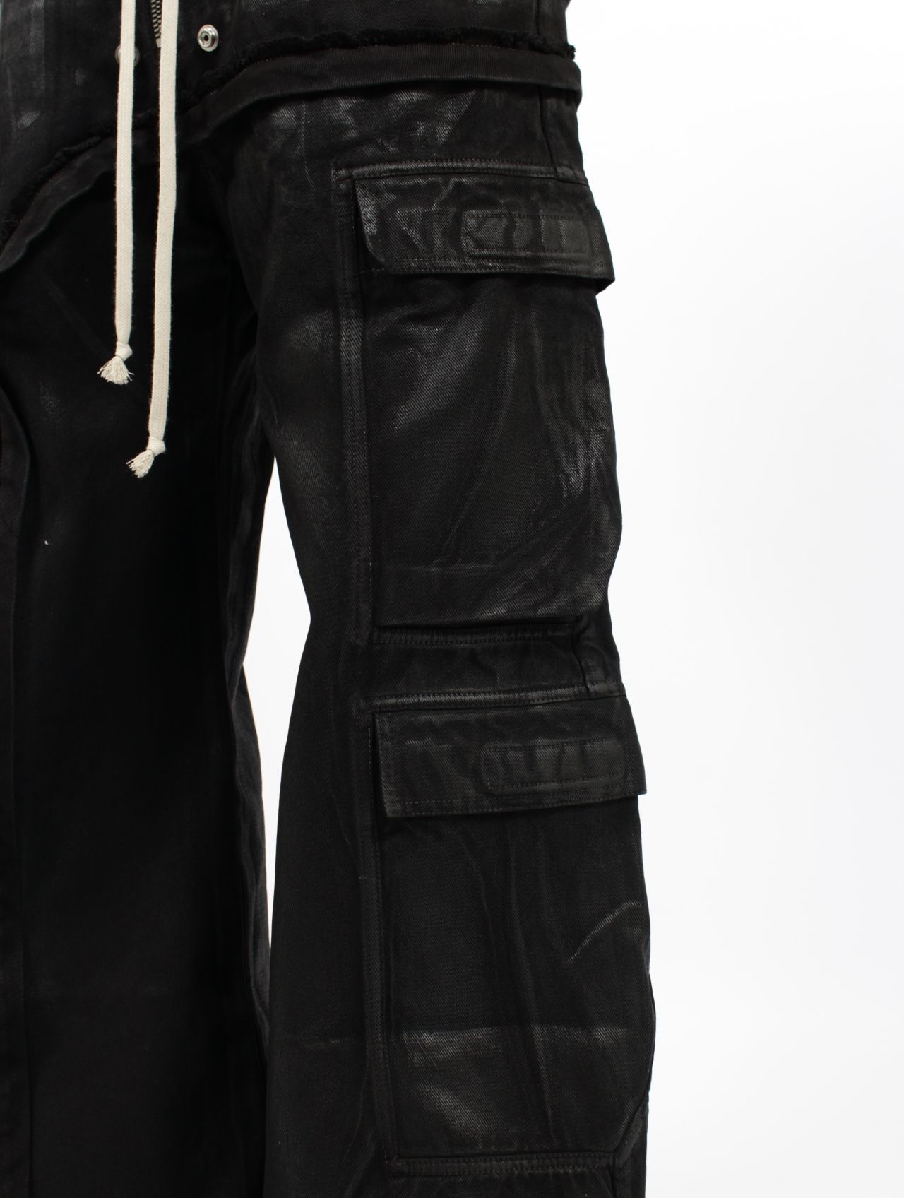 RICK OWENS DRKSHDW - 【25SS】インバランスド ダブル カーゴ ジャンボ