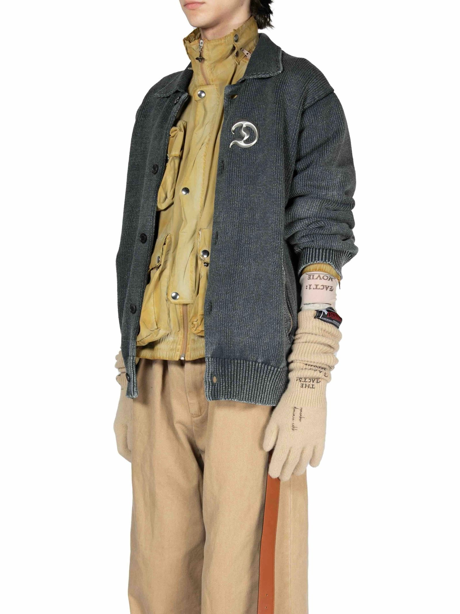 DAIRIKU - 【25AW】ヴィンテージ ダイ ニット ジャケット / VINTAGE