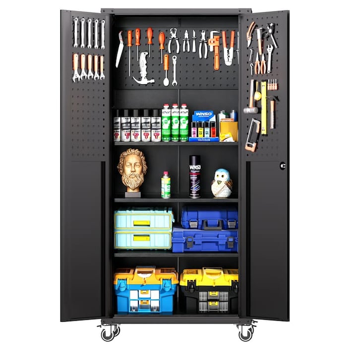 SC3B-WP Classic Heavy-Duty Tool Storage Cabinet for Garage
