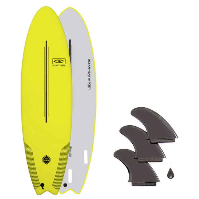 OCEAN&EARTHEZIRIDERSOFTBOARD6'0サーフボードソフトボード/初心者用