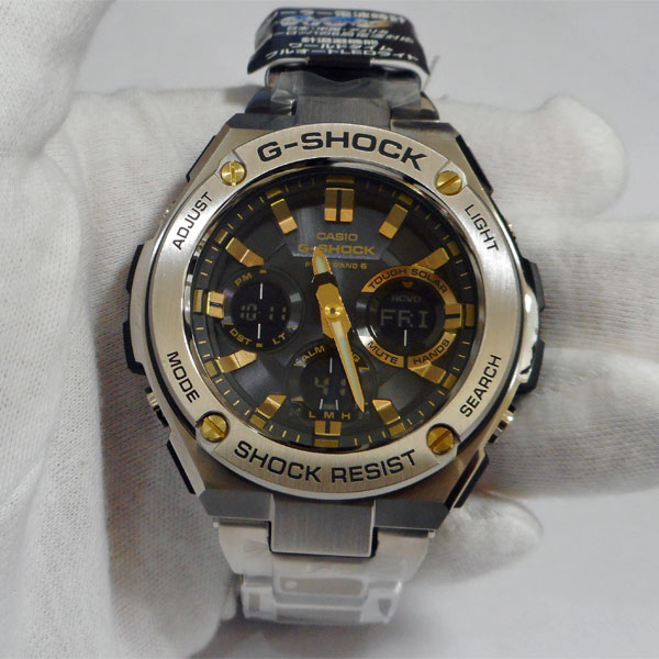 CASIO カシオ Gショック Gスチール GST-W110D-1A9JF ソーラー電波時計