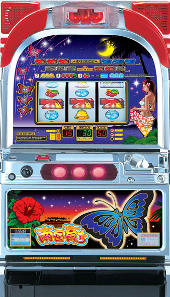 4号機】オリンピア 南国育ち-25 蝶パネル 中古パチスロ実機 [4ch対応