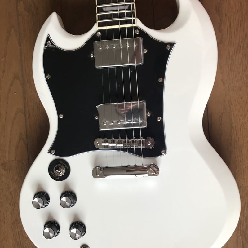 セール中】BLITZ by Aria pro 白SG BSG-STD/LH WH LEFTY