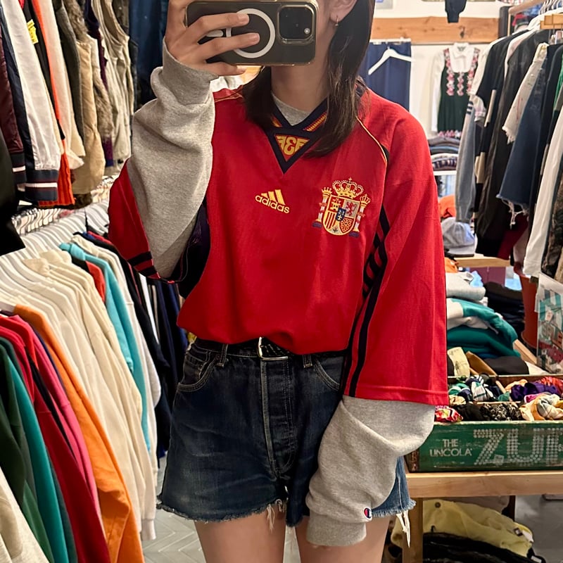 90s adidas スペイン代表ユニフォーム | CUSTOM FEVER