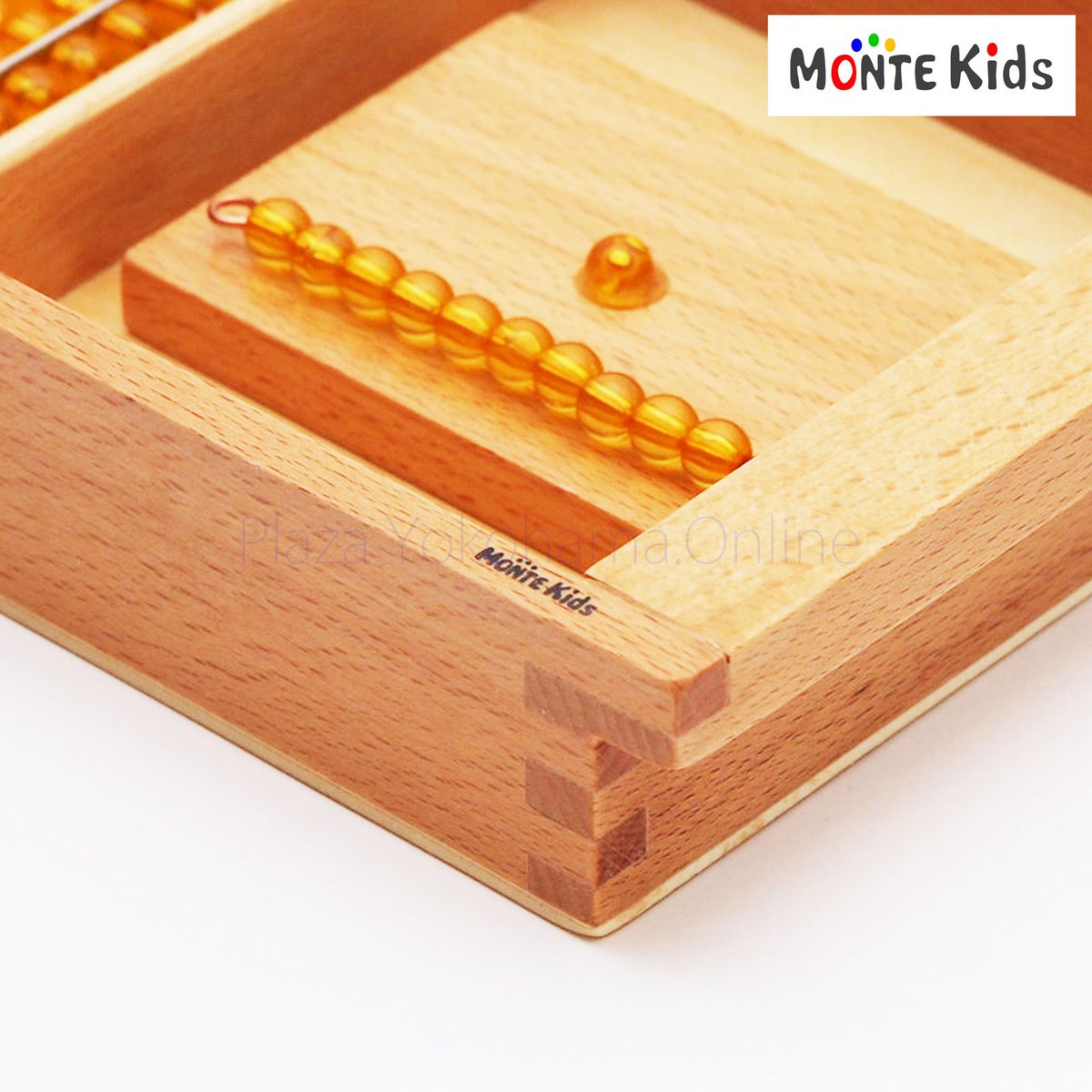 MONTE Kids】MK-087 十進法 1-1000の金ビーズ（A） | モンテッソー