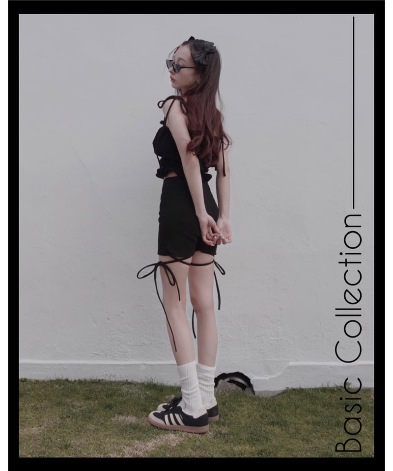 Basic Collection】リボンショートパンツ /Ribbon Short Pant