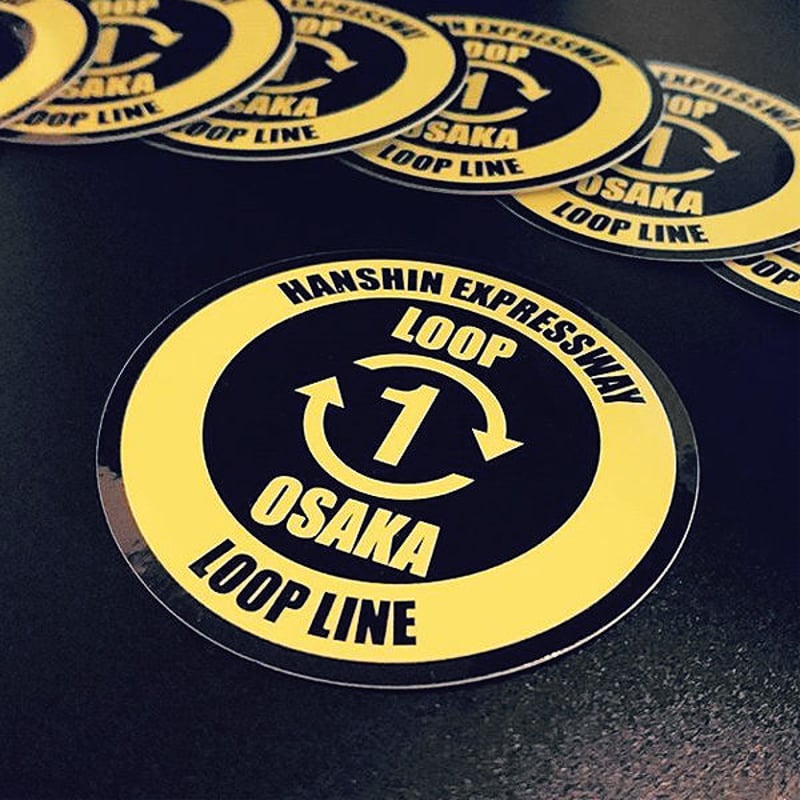 HANSHIN EXPRESSWAY STICKER - 阪神高速環状線 ステッカー / JD