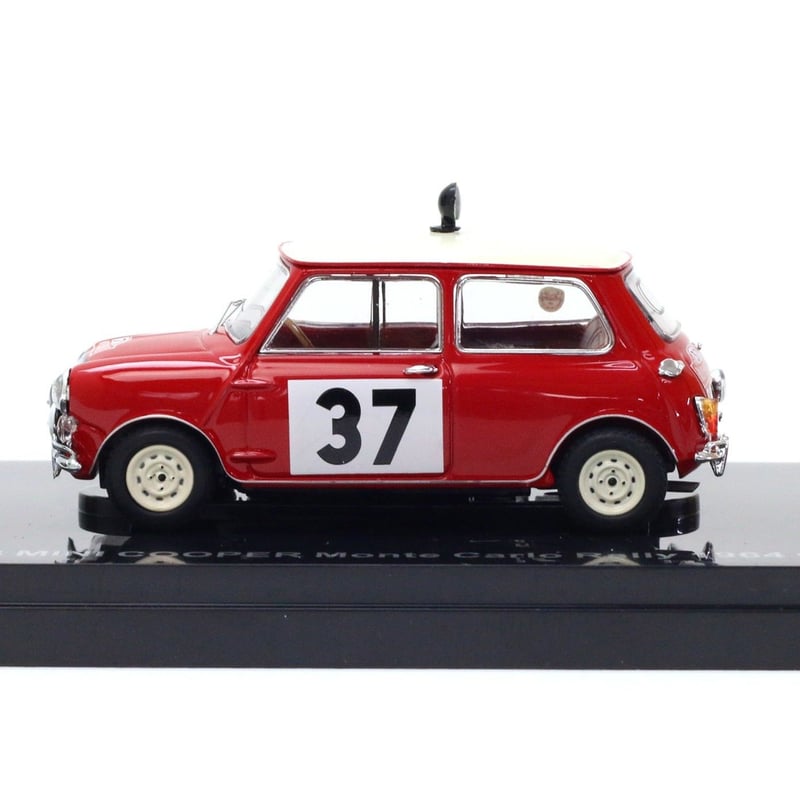 エブロ 1/43 モーリス ミニクーパー 1964モンテ WIN #37 レッド
