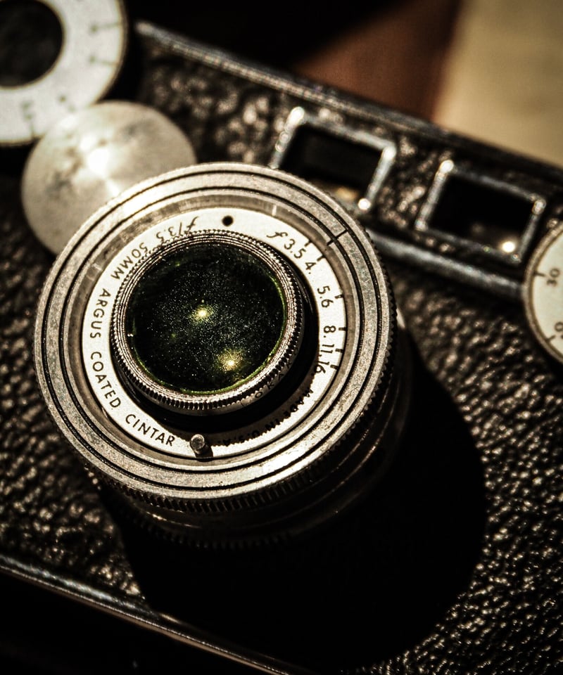 レザーケース付き Argus C3 from 1930's - 1960's [Film c