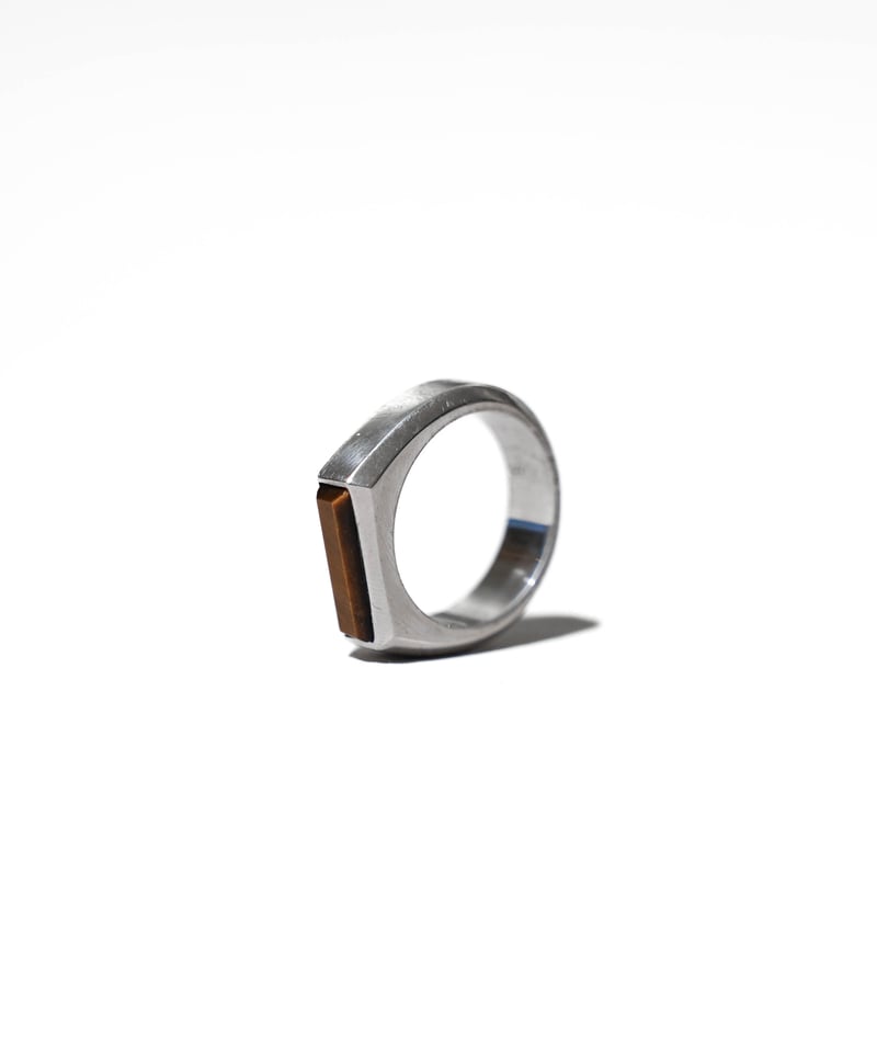 CTHY RING “LARVIKITE” / “BLACK ONYX” / “RED TIG