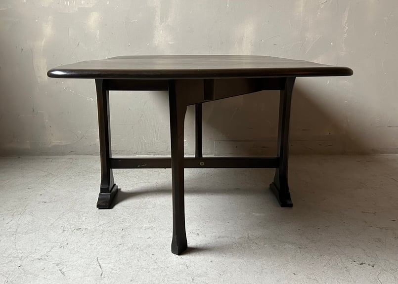 ERCOL アーコール ドロップリーフコーヒーテーブル（ダーク） S-2403