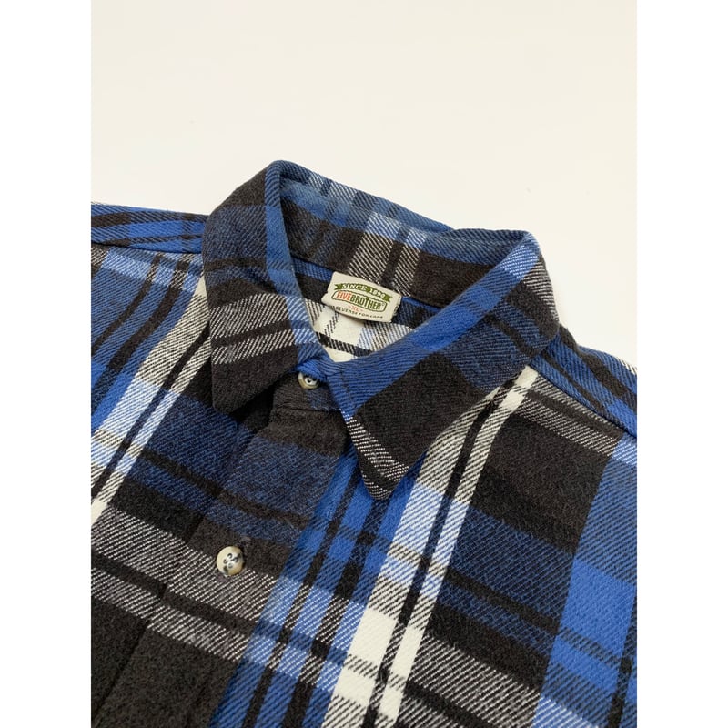 90s FIVE BROTHER FLANNEL SHIRT MADE IN USA🇺🇸 Si