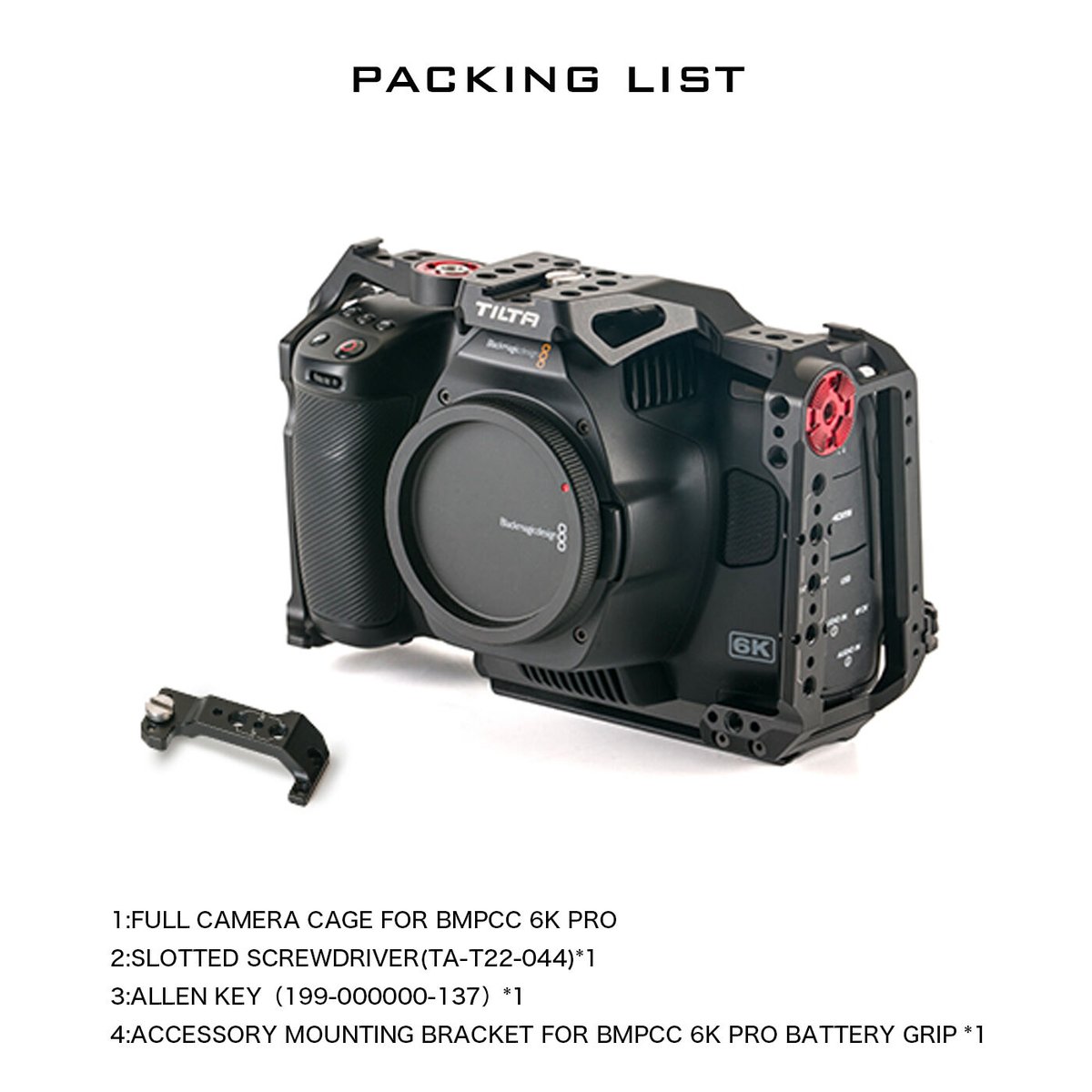 Full Camera Cage for BMPCC 6K Pro (TA-T11-FCC-B