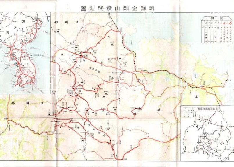 朝鮮・金剛山・朝鮮総督府鉄道局・1931年（昭和6年） | History image