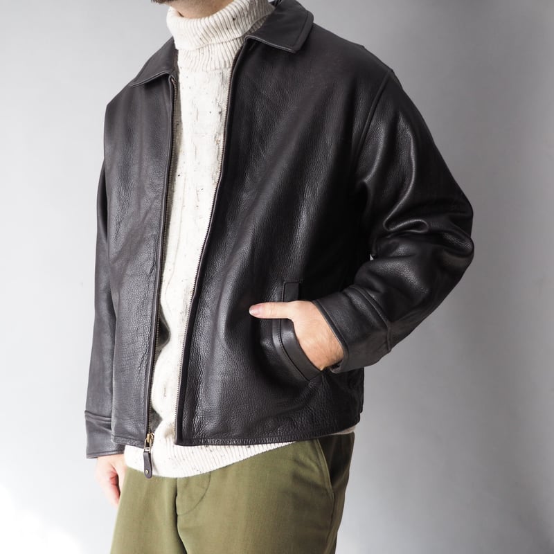90s Eddie Bauer leather jacket/unisex | used se