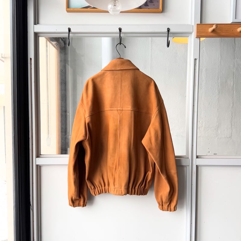 AURALEE LAMB SUEDE ZIP BLOUSON | Less Higashikawa