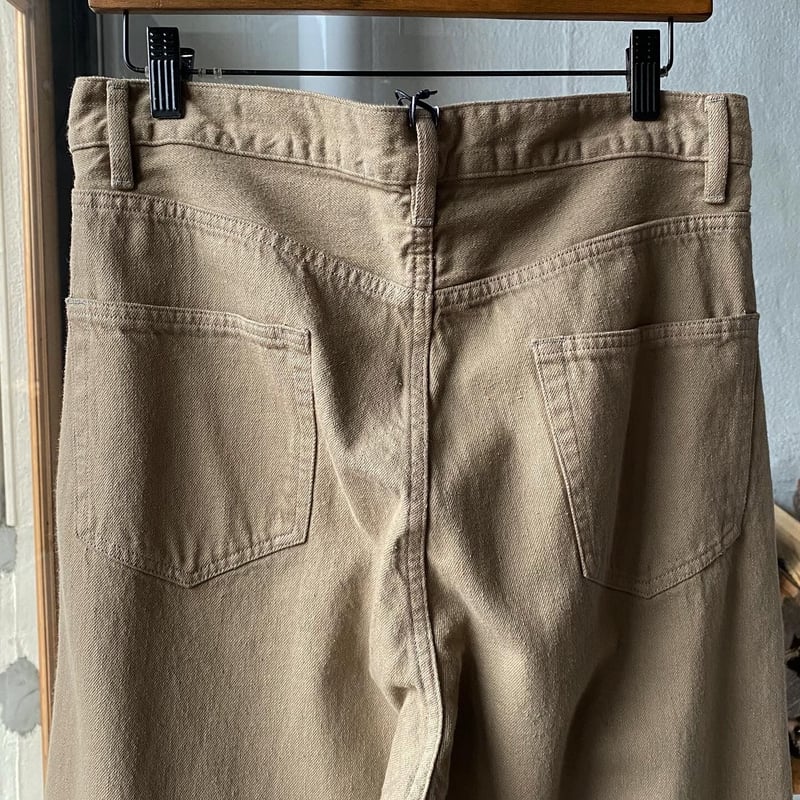 AURALEE BOTANICAL DYED SELVEDGE DENIM PANTS |