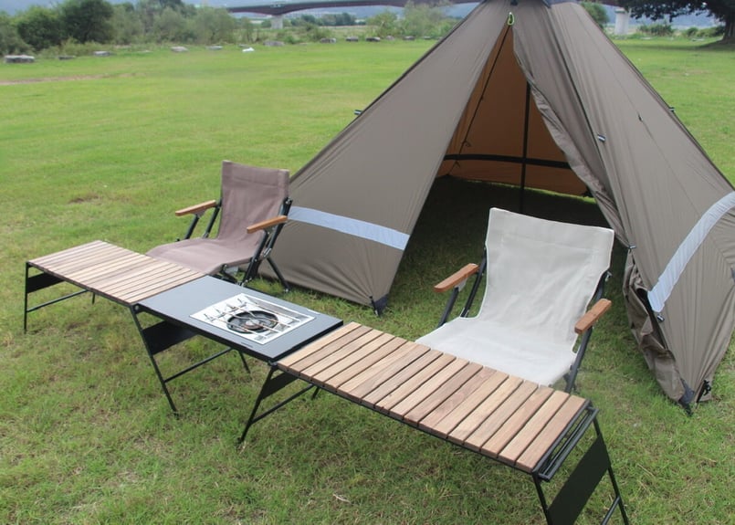 キッチン&テーブル連結用ブラックプレート | アイアン工房 CAMP SHOP