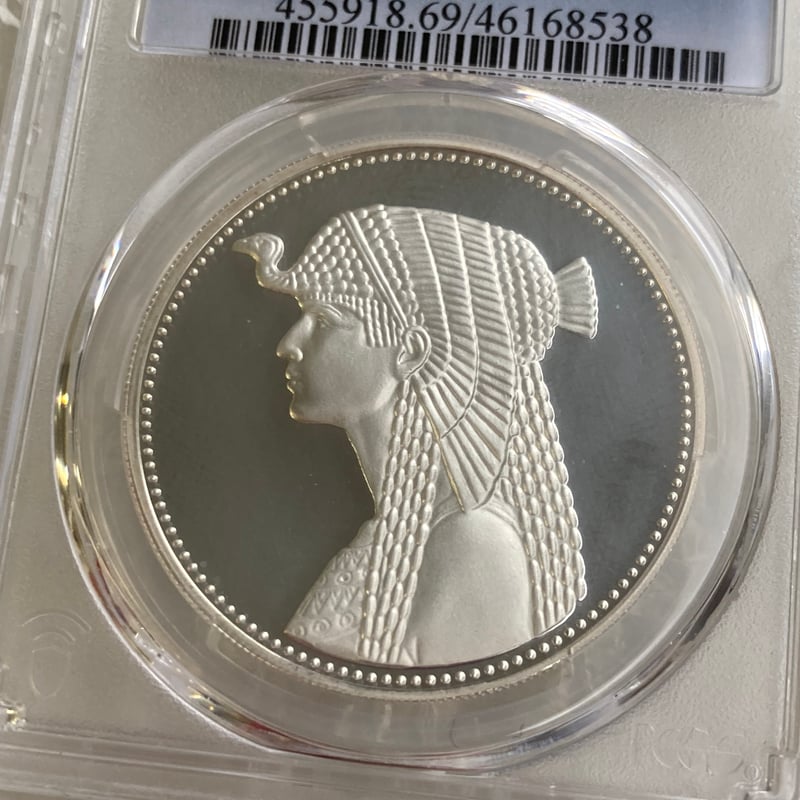 1993年 エジプト クレオパトラ 5ポンド銀貨 シルバー プルーフコイン