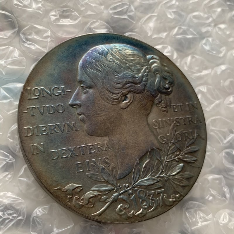 究極のトーン】 1897年 ヴィクトリア女王 ダイヤモンドジュビリー 銀