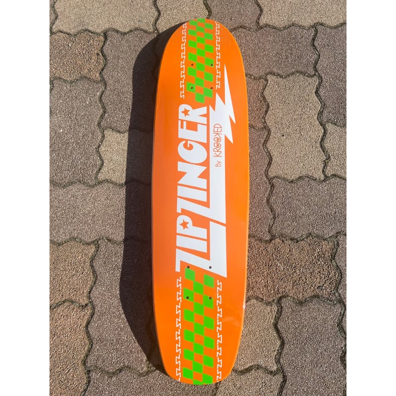 KROOKED ZIP ZINGER ORANGE 7.75 | CANOLA SKATESHOP