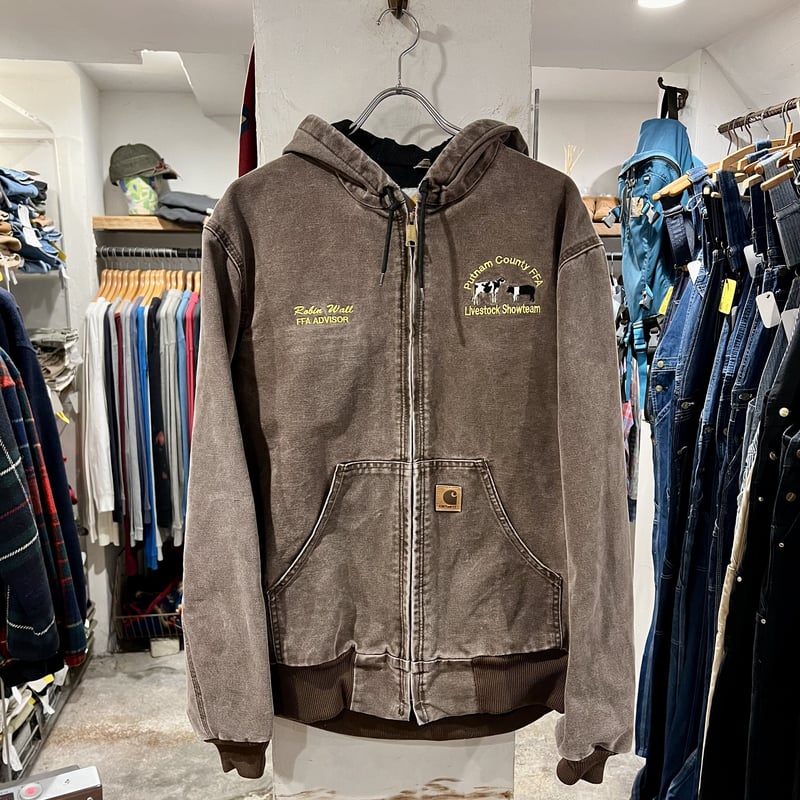 Carhartt アクティブジャケット カーハート FFA 胸ロゴ刺繡 ダック